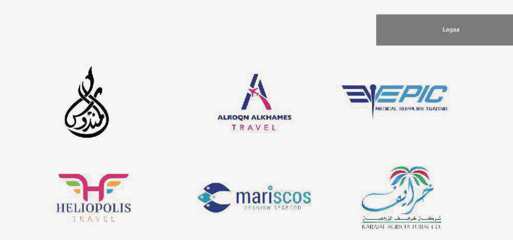 Brand identity portfolio work