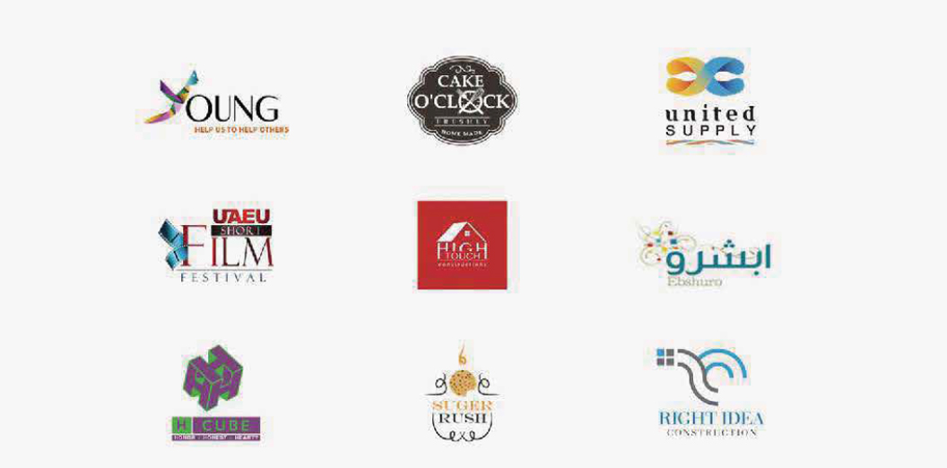 Brand identity portfolio work