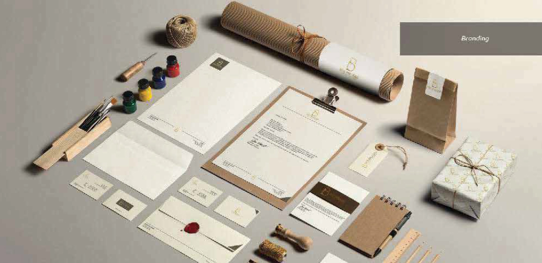 Brand identity portfolio work